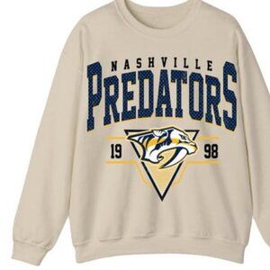 Nashville Predators 1998 Collection Crewneck Sweatshirt Retro Heavy Blend